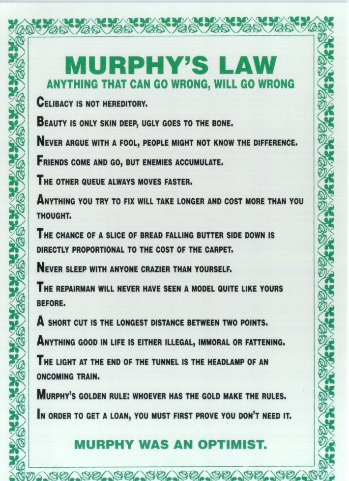 Murphy's Laws